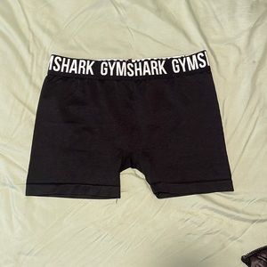 Black, gym, shark spandex